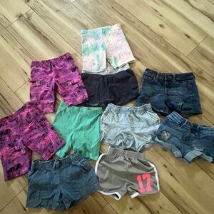 Girls shorts 6-8
